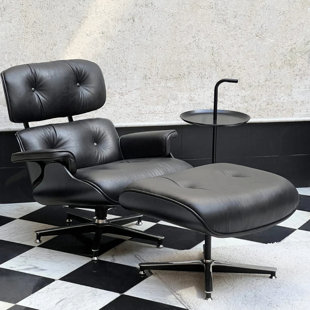 Poltrona Charles Eames com Puff - Image 2